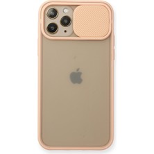 Uravas Store Iphone 11 Pro Kılıf Palm Buzlu Kamera Sürgülü Silikon - Pembe