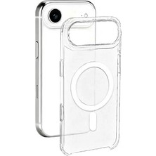 Apple iPhone 17 Air Kılıf Ic Çipli Zore Wireless Şarj Özellikli Şeffaf Orjin Kapak