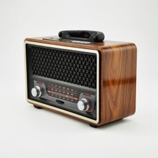 Sezy Nostaljik Radyo Meier M-157bt Retro Radyo Şarjlı - Kumandalı Usb/sd/mp3/bluetooth