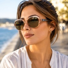Exeline Col 141 Yeni Premium Seri Polarize Kadın Güneş GÖZLÜĞÜ-POLARIZE-UV400-ANTI Refle 3lü Koruma 46*18*145 Ekartman