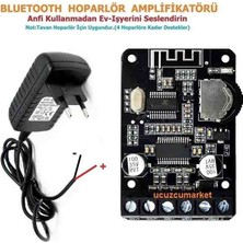 Bluetooth Hoparlör Amplifikatörü (Tavan Hoparlör Için Uygundur- 4 Hoparlöre Kadar Bağlanır)