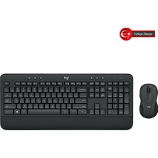 TeknoKapsül Logitech MK540, 920-008687, Kablosuz, Türkçe Q, Klavye Mouse Set