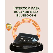 TeknoKapsül Bluetooth 5.0 Motosiklet Kask Kulaklık Eller Serbest Müzik Özellikli -
