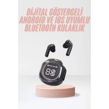 TeknoKapsül Yeni Nesil Bluetooth Kulaklık Dijital Göstergeli Dokunmatik 5.3 Kablosuz -