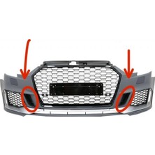 swordslife Audi A3 Rs3 Fog Light Side Sis Farı Çerçevesi Yan Kapağı