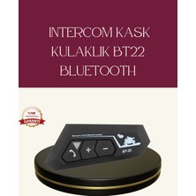 TeknoKapsül Motosiklet Sürüşleri Için BT22 Kask Bluetooth Kulaklık Mikrofonlu -