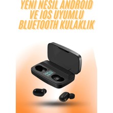 TeknoKapsül Tws Bluetooth Kulaklık 5.0 Bluetooth Bağlantılı Dokunmatik Özelliği -