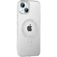 Uravas Store Joko  Iphone 14 Move Taşlı Magsafe Kapak - Natural Grey
