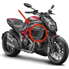 swordslife Ducati Diavel Radyatör Yan Kapağı