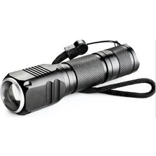 Uravas Store F-82 T6 LED Zoomlu 2000 Lm Yüksek Işık Şarjlı El Feneri
