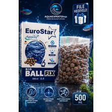 ‎EuroStar Eurostar Aquaclay Biyolojik Filtre Malzemesi 500 ml - Yüksek Bakteri Tutma Kapasitesi ve Filtre Hediyeli