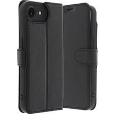 TeknoKapsül Iphone 16E Kılıf S Kapaklı Kılıf - Siyah