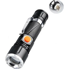 TeknoKapsül P50 LED Şarjlı Mıknatıslı USB El Feneri WT-622
