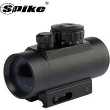 TeknoKapsül 1X30MM Taktik Kapalı Red Dot Nişangâh Geniş Görüş Açısı, Kırmızı Renk Nokta 11MM