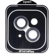 TeknoKapsül Iphone 14 Pvd Metal Kamera Lens - Siyah