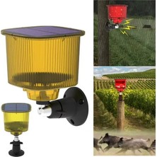 Uravas Store Powermaster PM-26956 Mikrofonlu Sesli Hayvan Kovucu Alarm Cihazı Solar Panelli