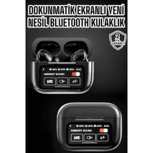 TeknoKapsül Bluetooth Kulaklık Kablosuz Ekranlı Anc/enc Destekli Dokunmatik