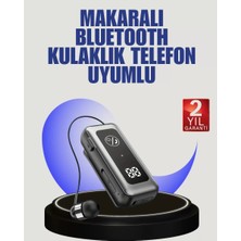 TeknoKapsül Içi Sarılabilen Kablo Yaka Klipsli Bluetooth Kulaklık