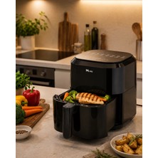 Uravas Store 4 Litre Dijital Air Fryer Yağsız Sıcak Hava Fritözü 1360W Güç