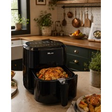 Uravas Store 1360W Sıcak Hava Fritözü Dijital 4 Litre Air Fryer Dokunmatik Panel