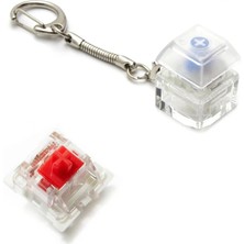 Yıldızan Spelt Outemu Blue ve Red Mavi ve Kırmızı Mekanik Switch Tuş Stres Atma Buton Test Anahtarlık Keycap