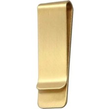 Yıldızan Spelt Metal Kağıt Para Tokası Kart Tutucu Klips Cüzdan Ataş Altın 5cm x 1,5cm