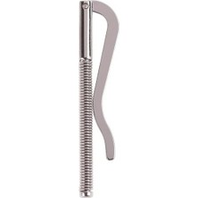 Yıldızan Spelt Metal Kağıt Para Tokası Kart Tutucu Klips Yaylı Cüzdan Ataş Gümüş Rengi