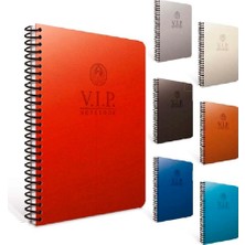 Gıpta Vıp Spiralli Deri Kapak Defter 17X24 140 Yp Çizgili 1082