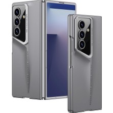 GKK Galaxy Z Fold 7 Kılıf Ultra Ince Kamera Korumalı Sert Rubber Zore Procase Kapak