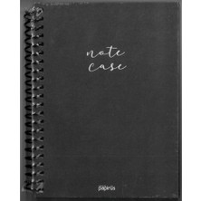 Colornote Papirüs Papirüs Note Case Simli Spiralli Sert Kapak 14X19 120YP. Kareli