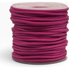 Mg Ropes Bileklik, Outdoor ve Hobi Polyester Paracord Ipi 2.2 mm No:16 20 Metre Fuşya