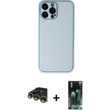 Pileli Store Pilelistore™ iPhone 14 Pro Kılıf Yadigar Klasik - Siyah 360 Mat Full Body Arka Koruyucu + Raze Metal Kamera Lens - Gd