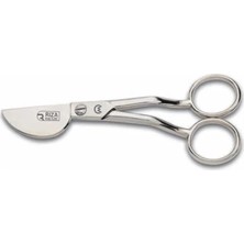 TeknoKapsül Rıza M-213 Dokumacı Ponpon Makası No: 6 Inç / 15,24 cm - Nikel Kaplama