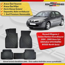 BOSSE NORTH Renault Megane 2 Paspas Sedan / Station /grand Tourer Araca Özel 2004 - 2009 Arası Derin Havuzlu North Serisi