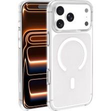 Apple iPhone 17 Pro Max Kılıf Ic Çipli Zore Wireless Şarj Özellikli Şeffaf Orjin Kapak
