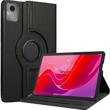 Canarino Lenovo Tab M11 TB330FU 360 Tablet Deri Kılıf - Siyah