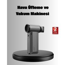 TeknoKapsül Çok Fonksiyonlu Şarjlı Hava Üfleme Vakum Makinesi -