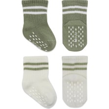 Renas Store Mey Ithalat®   Çemberli Kaymaz Soket Çorap 2'li BS10125 Nil Ekru