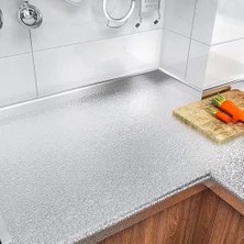 Uravas Store Mey Ithalat® Yapışkanlı Mutfak Folyo Gümüş 40 cm x 10 M
