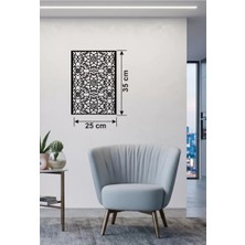Uravas Store Mey Ithalat® Selçuklu Yıldızı Temalı Ahşap Duvar Tablosu - 25X35 cm Lazer Kesim Dekoratif Pano
