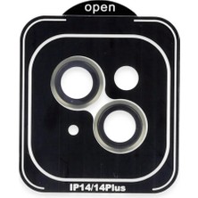 TeknoKapsül Iphone 14 Pvd Metal Kamera Lens - Yeşil