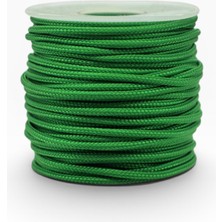 Mg Ropes Bileklik, Outdoor ve Hobi Polyester Paracord Ipi 2.2 mm No:18 20 Metre Çim Yeşili