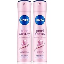 Uravas Store Kadın Sprey Deodorant Pearl&amp;beauty, Ter ve Ter Kokusuna Karşı 48 Saat Anti-Perspirant Koruma 15