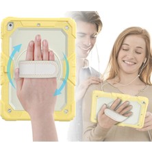 Renas Store Ipad 10.2 (7.nesil) Kılıf Strap New Tablet Kapak - Sarı