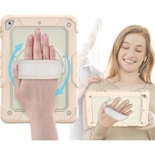 Renas Store Ipad 5 Air 9.7 Kılıf Strap New Tablet Kapak - Pembe