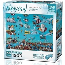 Uravas Store Ks Games 1500 Parça Şehrin Üzerinde Uçmak Puzzle