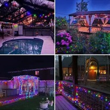 Uravas Store Mey Ithalat® 11M 100 LED Solar Rgb Işık