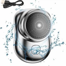 Uravas Store Mey Ithalat® Mini Sıfır Sakal Yanak Tıraş Makinesi USB Şarjlı Sıfır Sakal Taşınabilir Korumalı