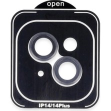 TeknoKapsül Iphone 14 Pvd Metal Kamera Lens - Siyah