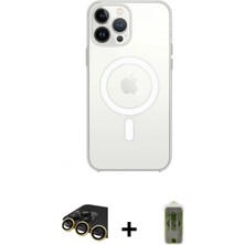Marsilyan™- iPhone 14 Pro Max Kılıf Ahenk Yansıma Prime - Siyah Joko Magic 5d Hayalet Cam + Gold Raze Metal Kamera Lens